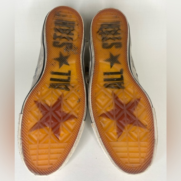 Converse High Top Lace Up Casual Shoes Sneakers Men 44.5 US 10.5 Washed Textile - Picture 14 of 16